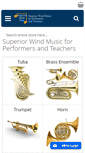 Mobile Screenshot of cimarronmusic.com